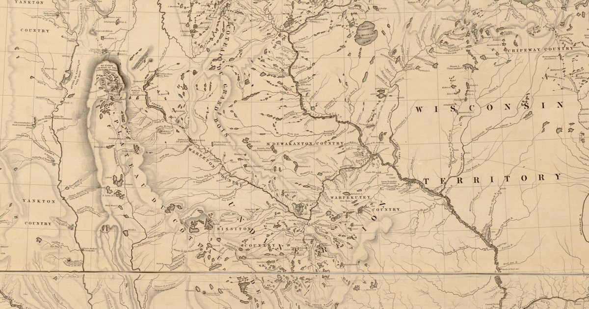 Preview of Nicollet's Upper Mississippi, 1843